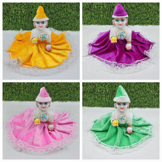 Winter Special Shaneel Premium fabric Dress Pack of 4 [Random Color]