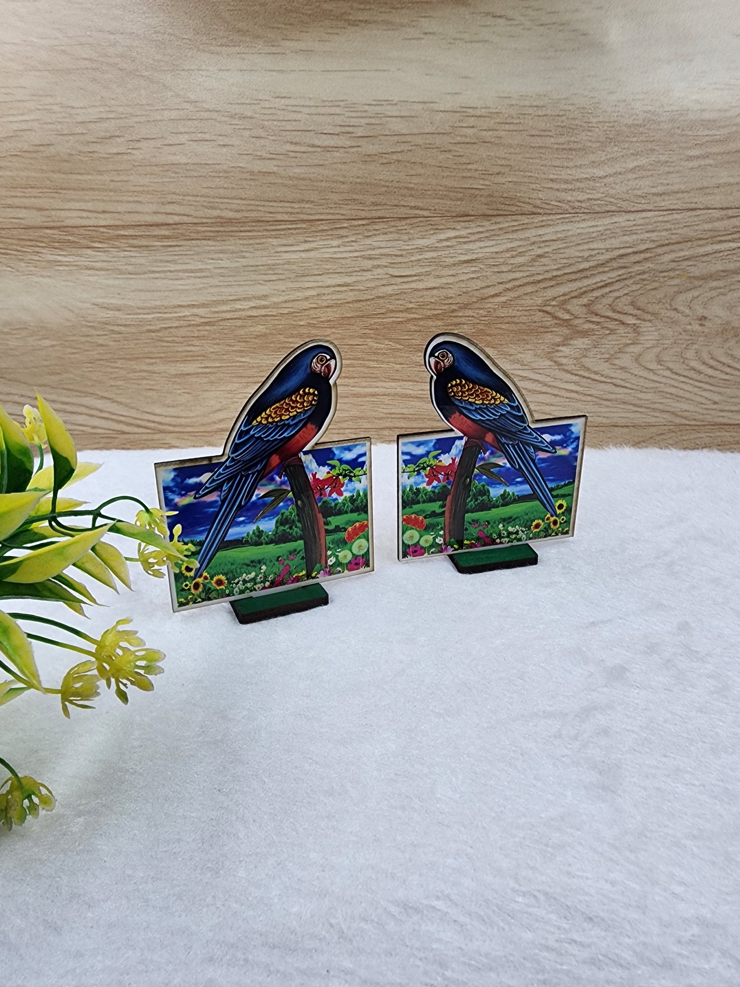 Home decor item [1 pair parrot]