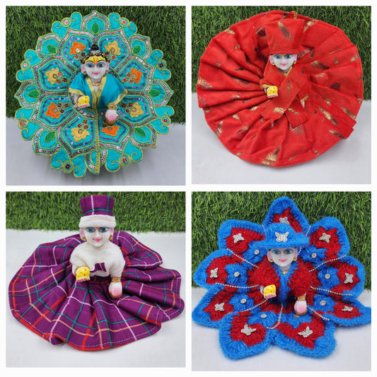 Unique 4pc combo pack of 4 dress size [0-6] Random colours and prints..