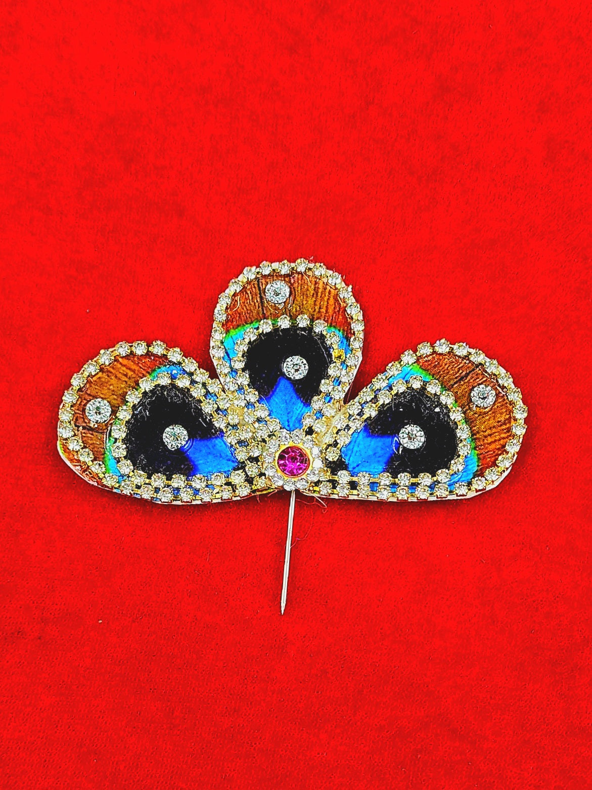 beautiful laddu gopal heavy stone mor design kalngi [KG - 1]