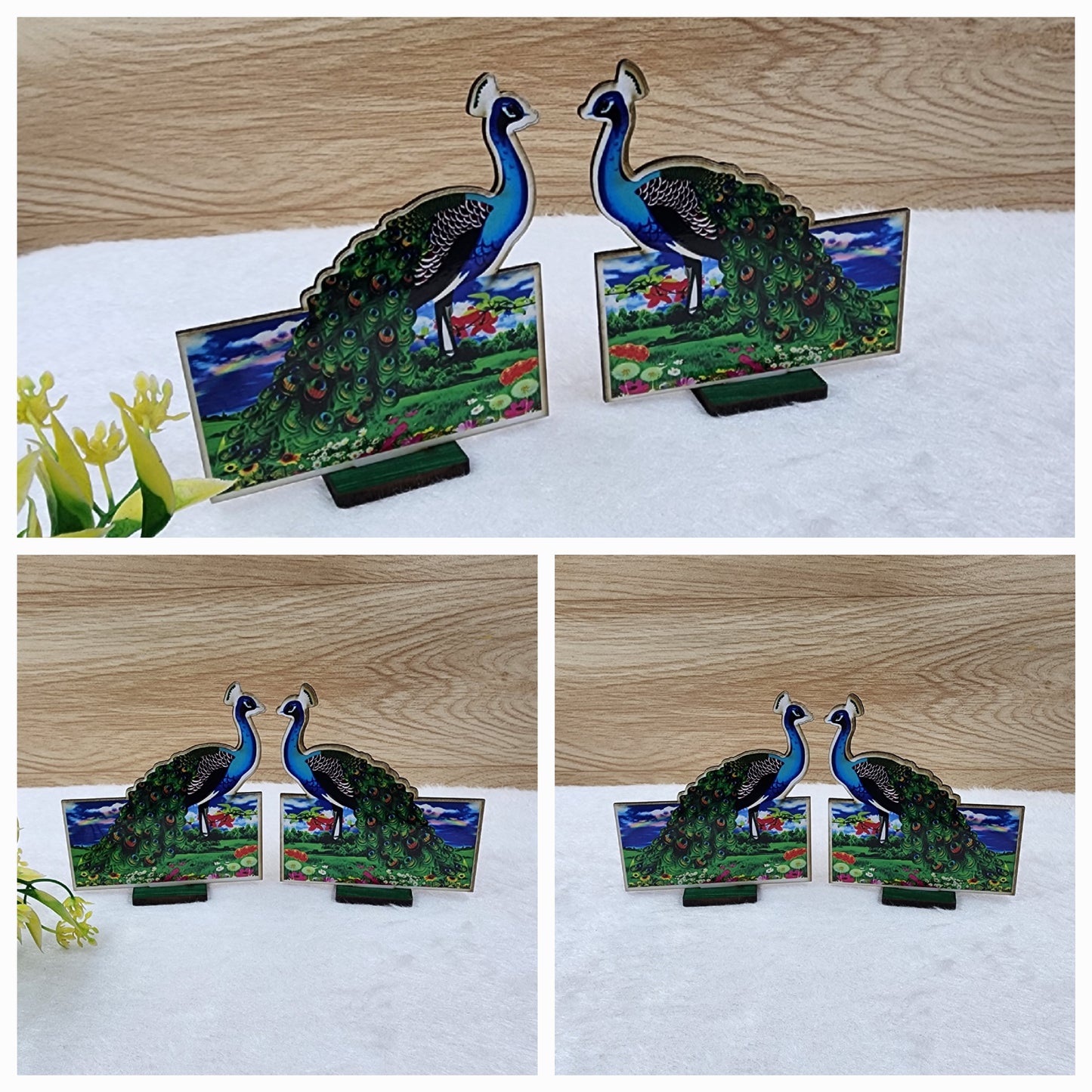 Home decor item [1 pair peacock]