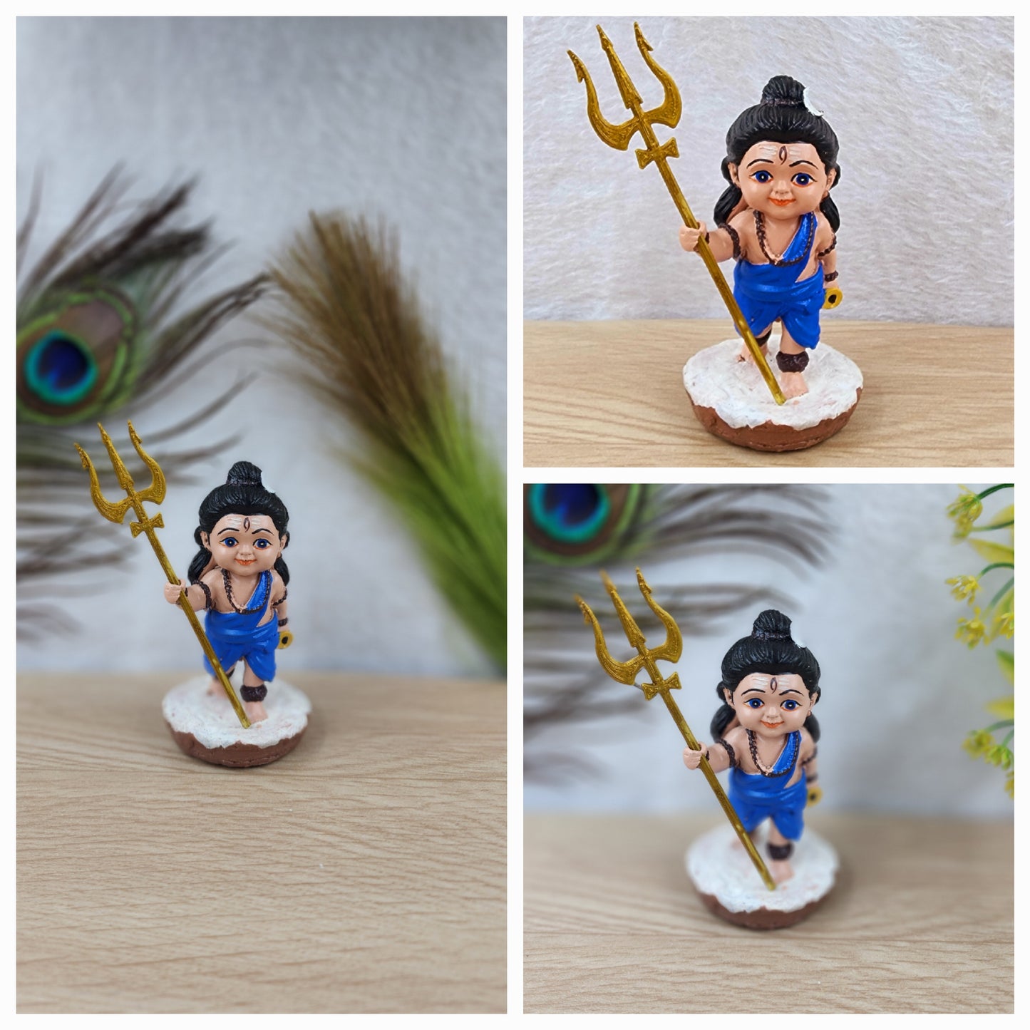Shiv Ji Idol – Perfect for Home Decor and Puja (4 inch) [ pack of 1 ]