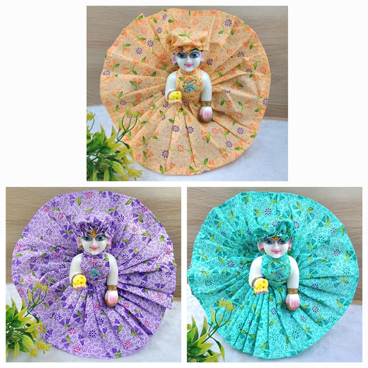 Summer special Flower prints cotton dress pack of 3 [ random colours and prints ]