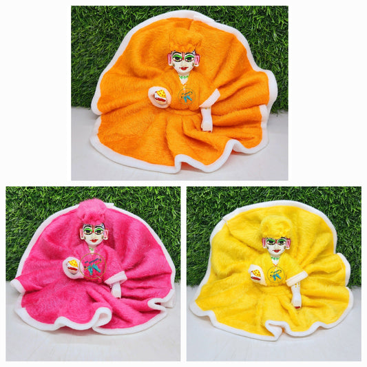 Cute Winter Special Dress Pack of 3 ( Random color and print )