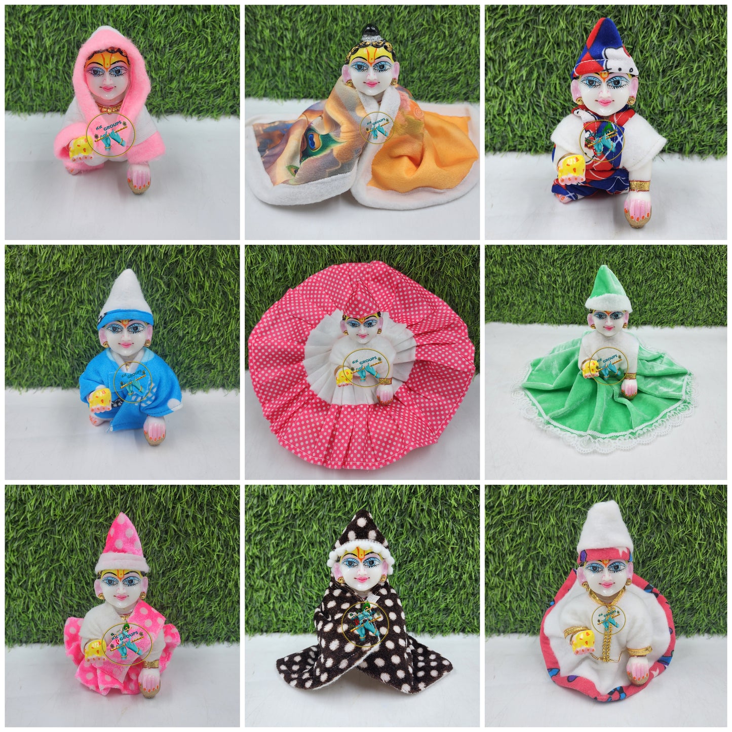 Winter Special Combo Pack of 9 Unique Dresses (Random Colour and Designs)