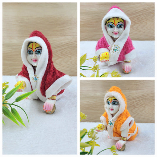 Laddu Gopal Monkey Suit Pack of 3 [Random Color]