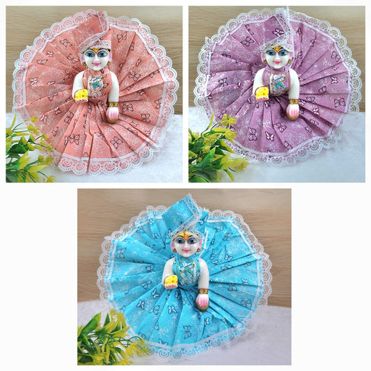 Summer special soft febric cotton dress pack of 3 [ random colours and prints ]
