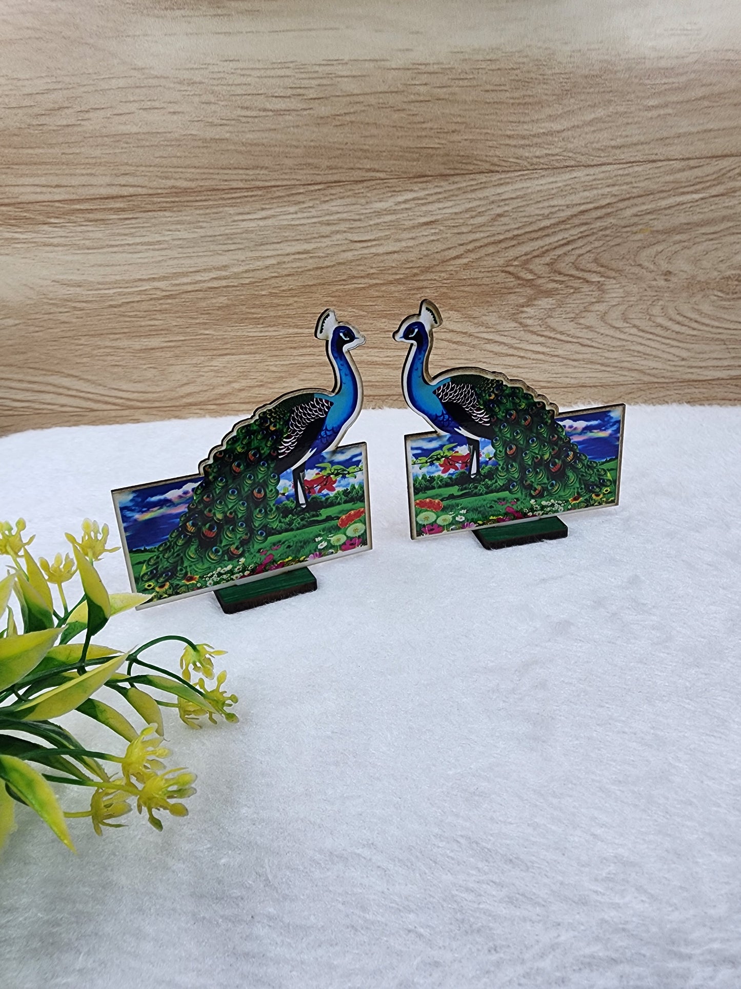 Home decor item [1 pair peacock]