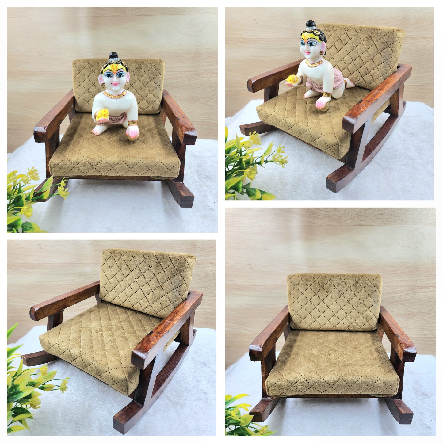 Premium Chair type singhasan for laddu gopal ji [Material-sheesham]