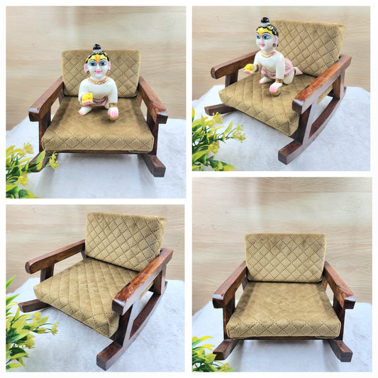 Premium Chair type singhasan for laddu gopal ji [Material-sheesham]