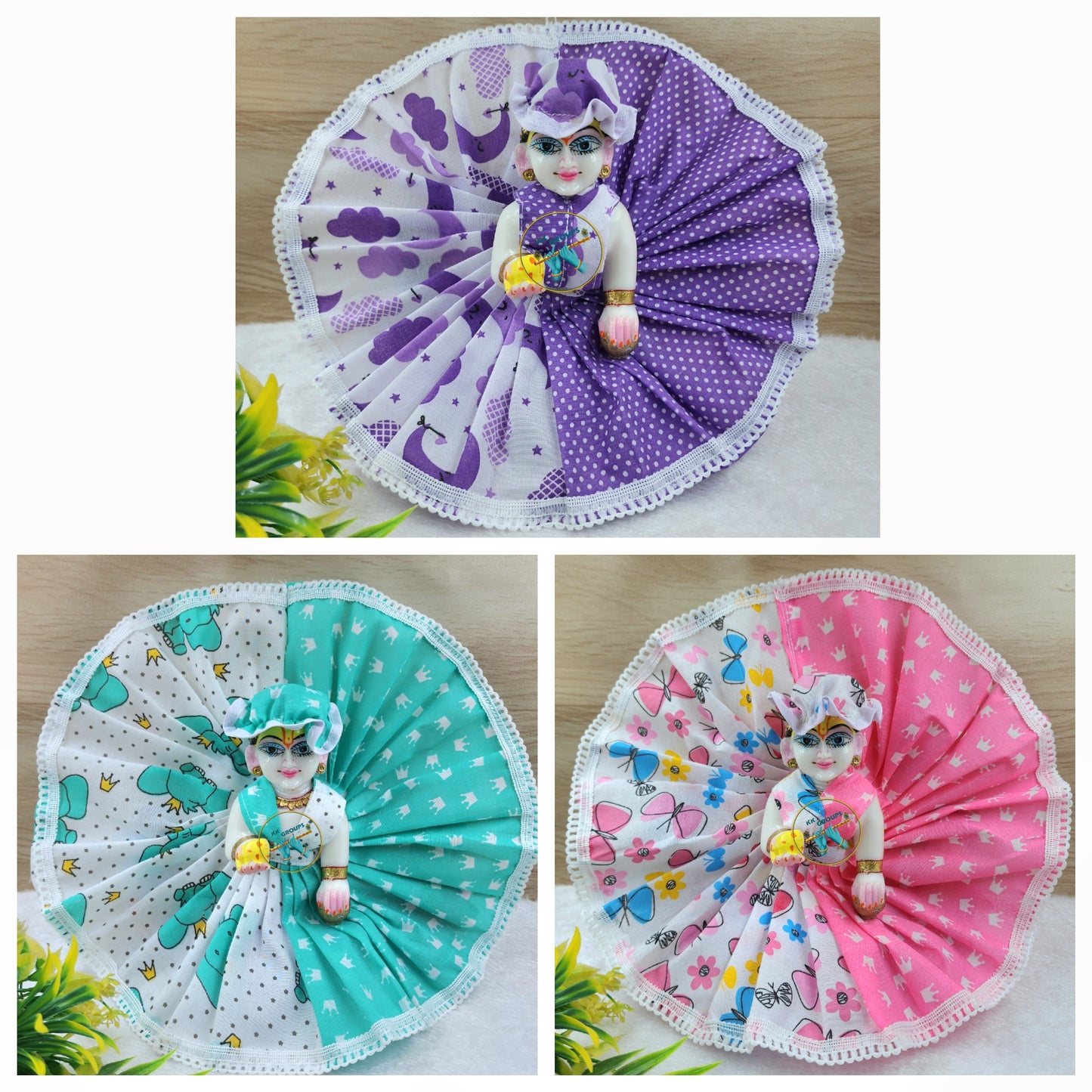 Premium summer Special Double shade cotton dress pack of 3