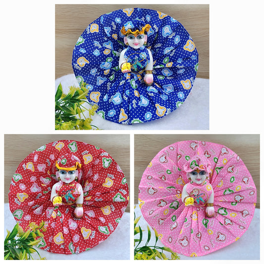 SUMMER SPECIAL PREMIUM COTTON DRESS [ PACK OF 3]RANDOM COLOURS AND PRINTS