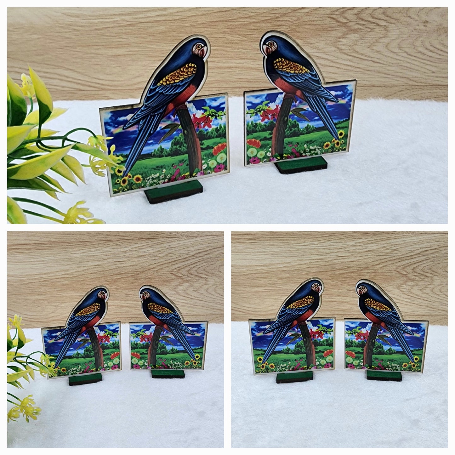 Home decor item [1 pair parrot]