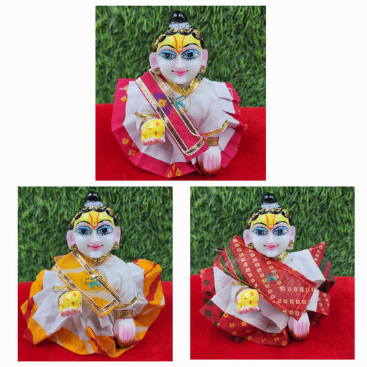 Holi special western dress pack of 3 Random colours. Size[ 0-6]