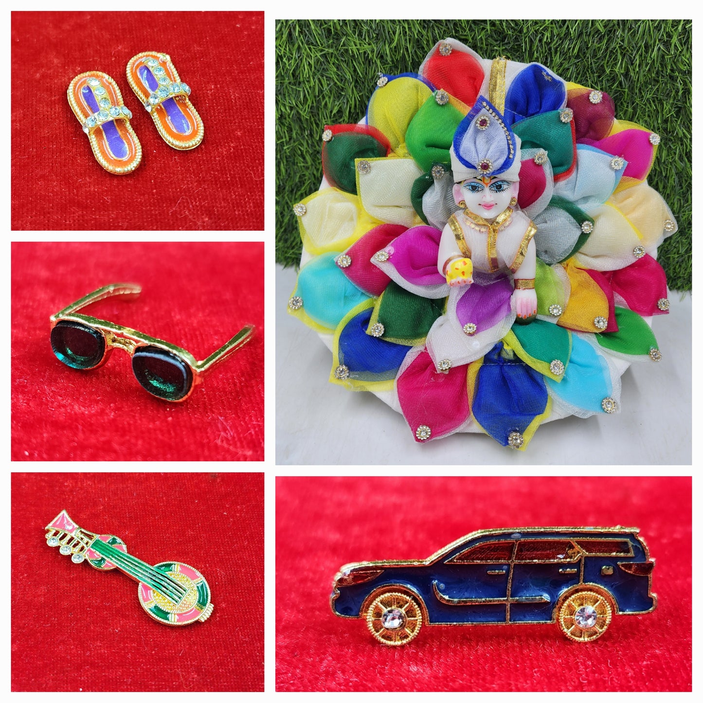 New 5pc unique items combo.. for laddu gopal ji.