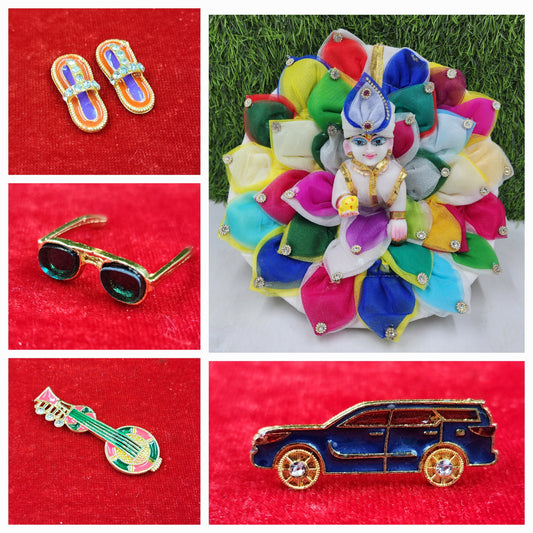 New 5pc unique items combo.. for laddu gopal ji.