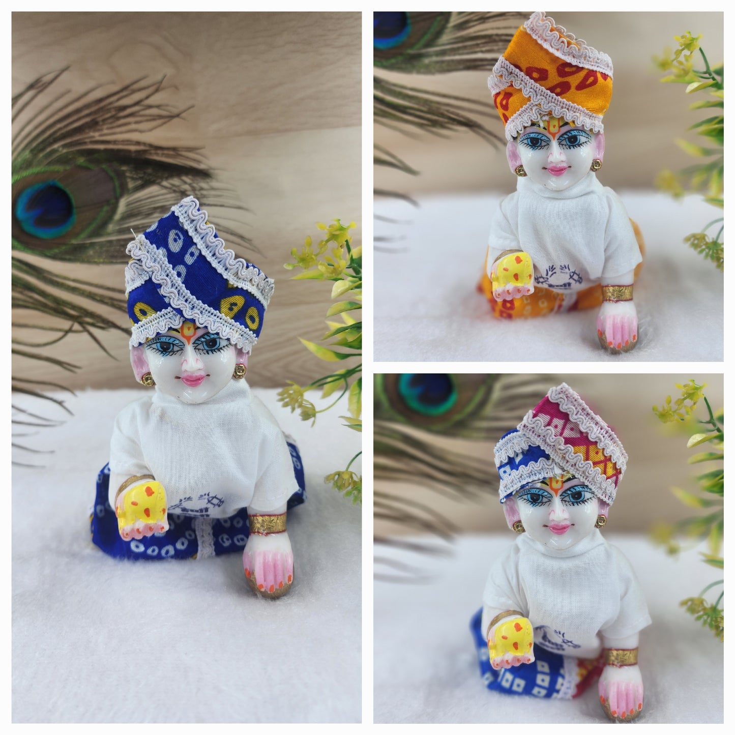 Happy holi prints western dress pack of 3 size [ 0-6] Random colours and prints.