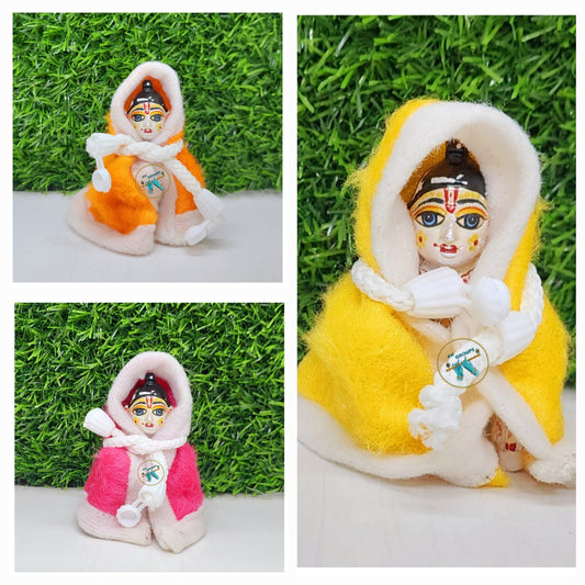 Laddu Gopal Dori Ponchu Pack of 3 [Random Color]