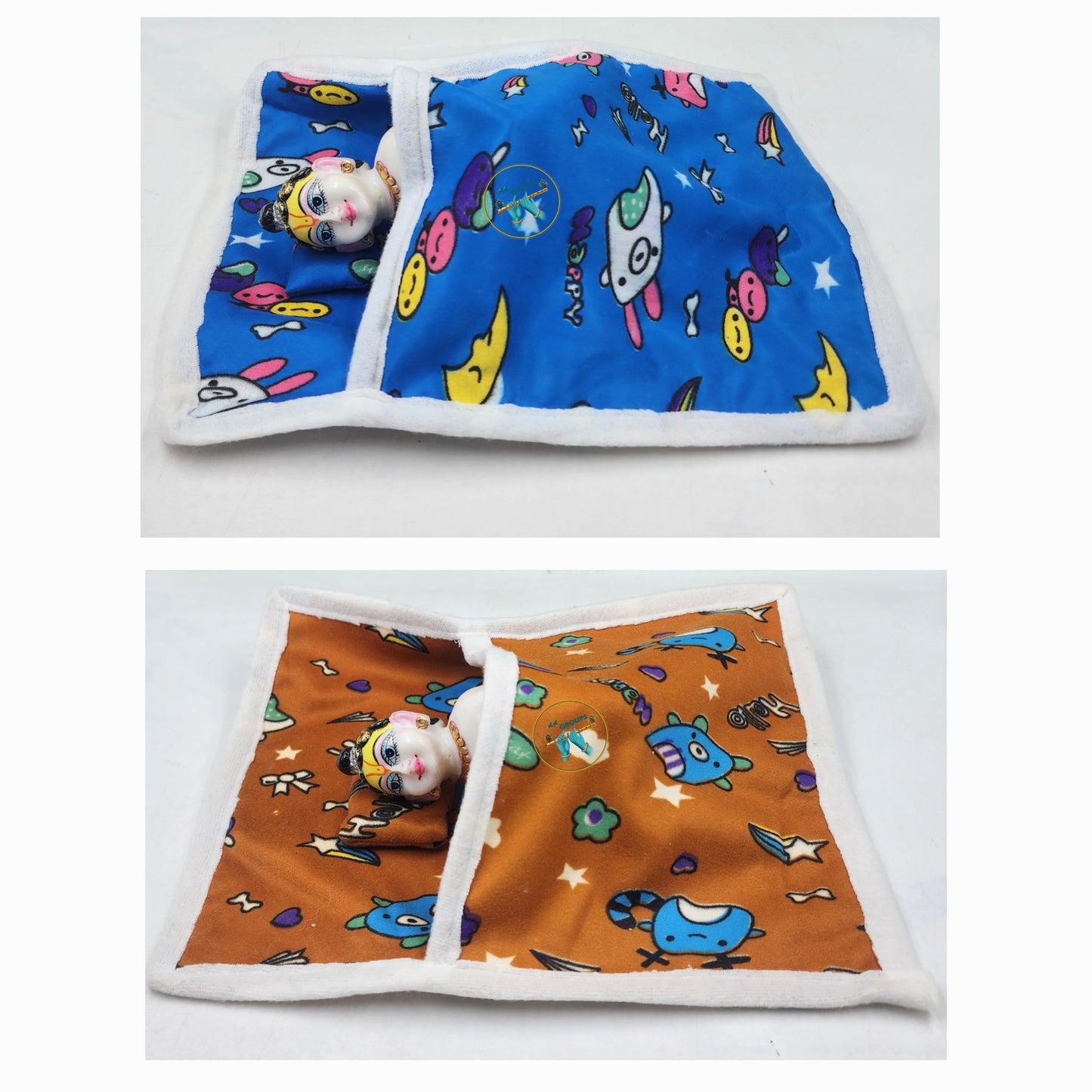 Winter Pocket style Bister Pack of 2  [Random Colors and prints]