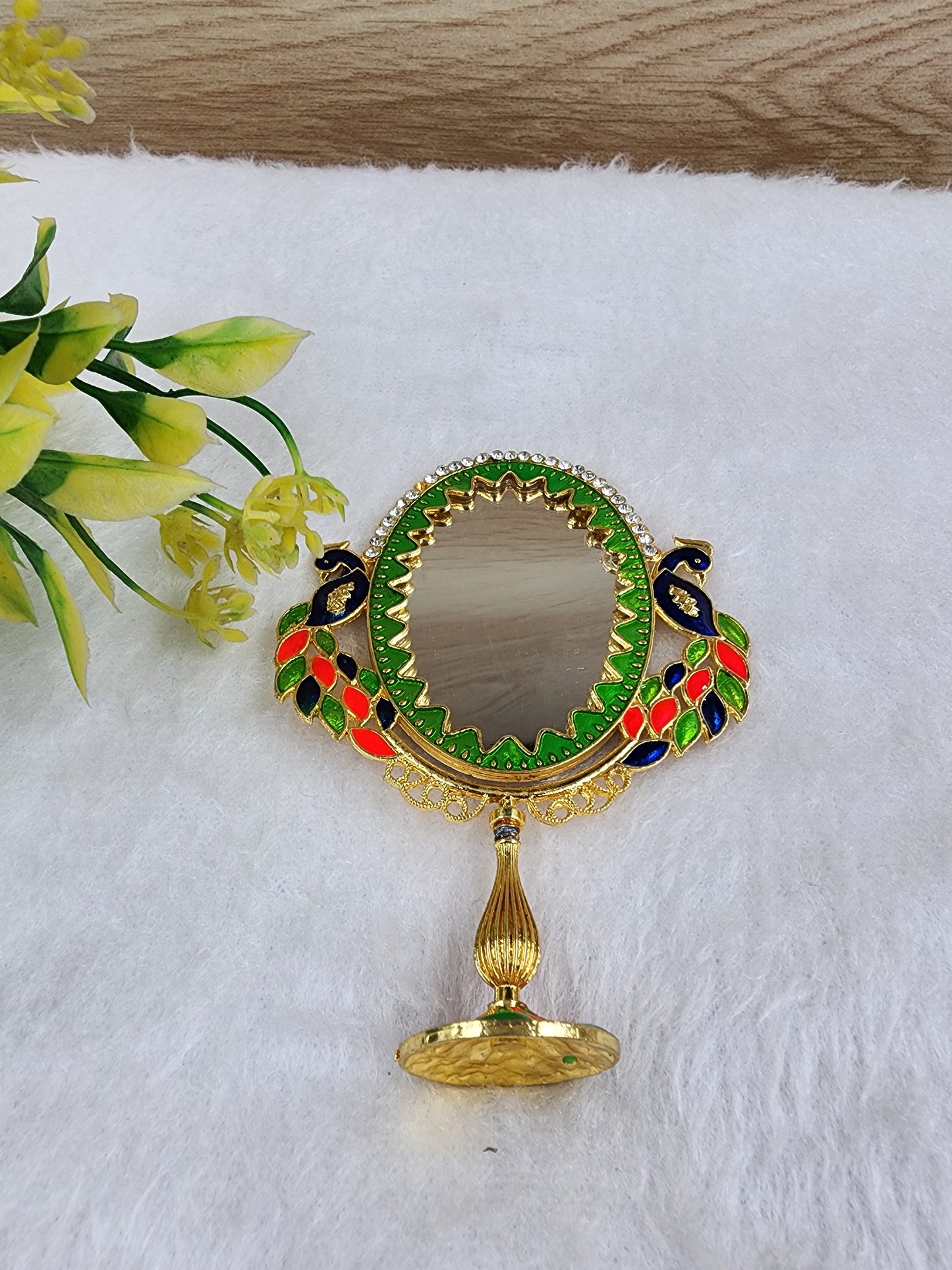 Beautiful mirror for laddu gopal ji (pack of 1)