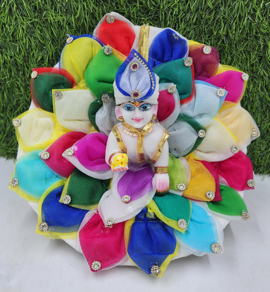 Holi special multicolour dress for laddu gopal ji