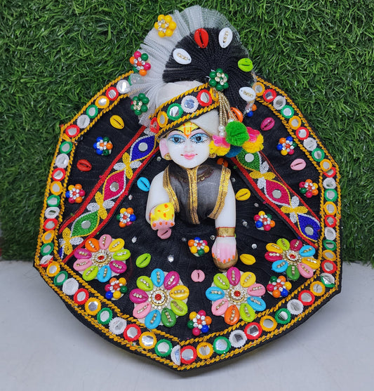 *Special for navratri* Black multi dress for laddu gopal ji