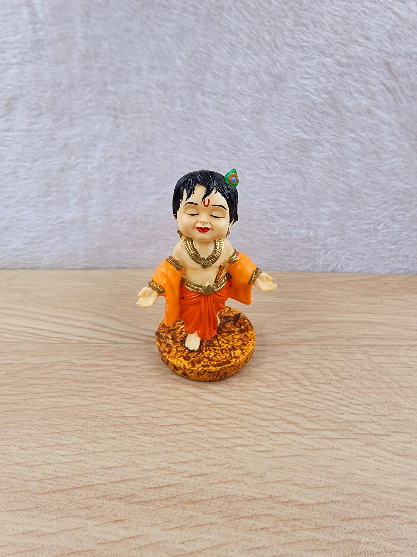 Skin Bal Gopal Ji Idol – Perfect for Home Decor and Puja (4 inch) [ pack of 1 ]