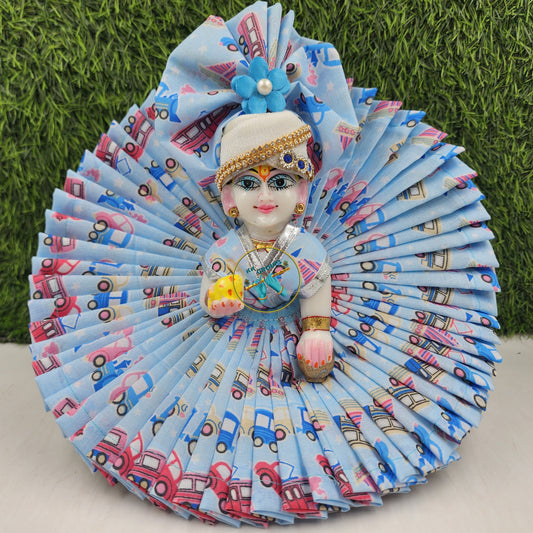 Blue Premium Summer Dress for laddu gopal ji