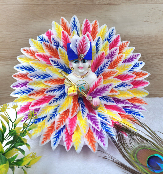 Beautiful leaf dress for holi  laddu gopal ji (Pack of 1) Random colours and prints