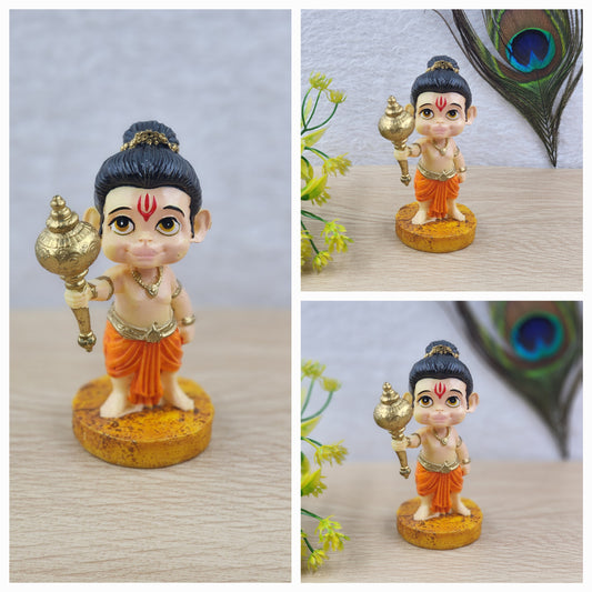Bal Hanuman Ji Idol – Perfect for Home Decor & Puja (4 inch)