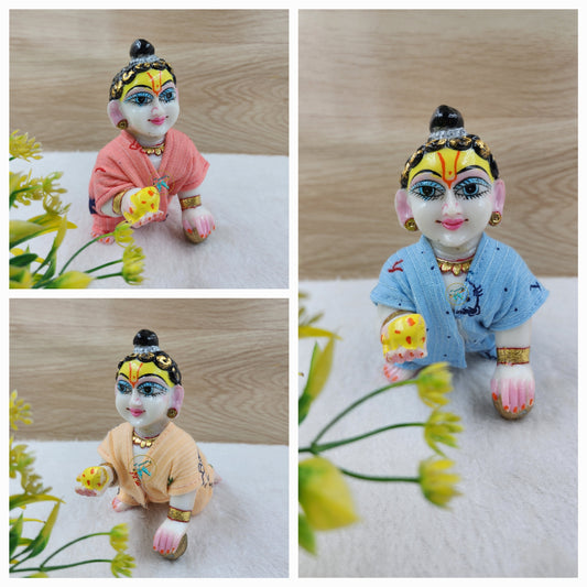 Laddu Gopal ji Printed Innersuit Pack of 3 [Random Color]