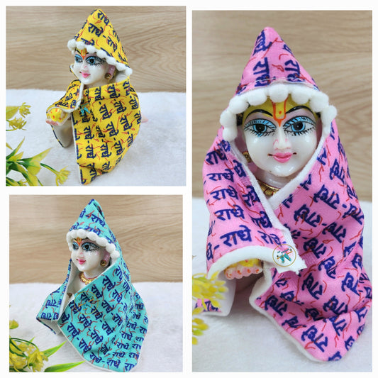 Radhey Radhey Winter Ponchu Pack of 3 ( Random color and print )