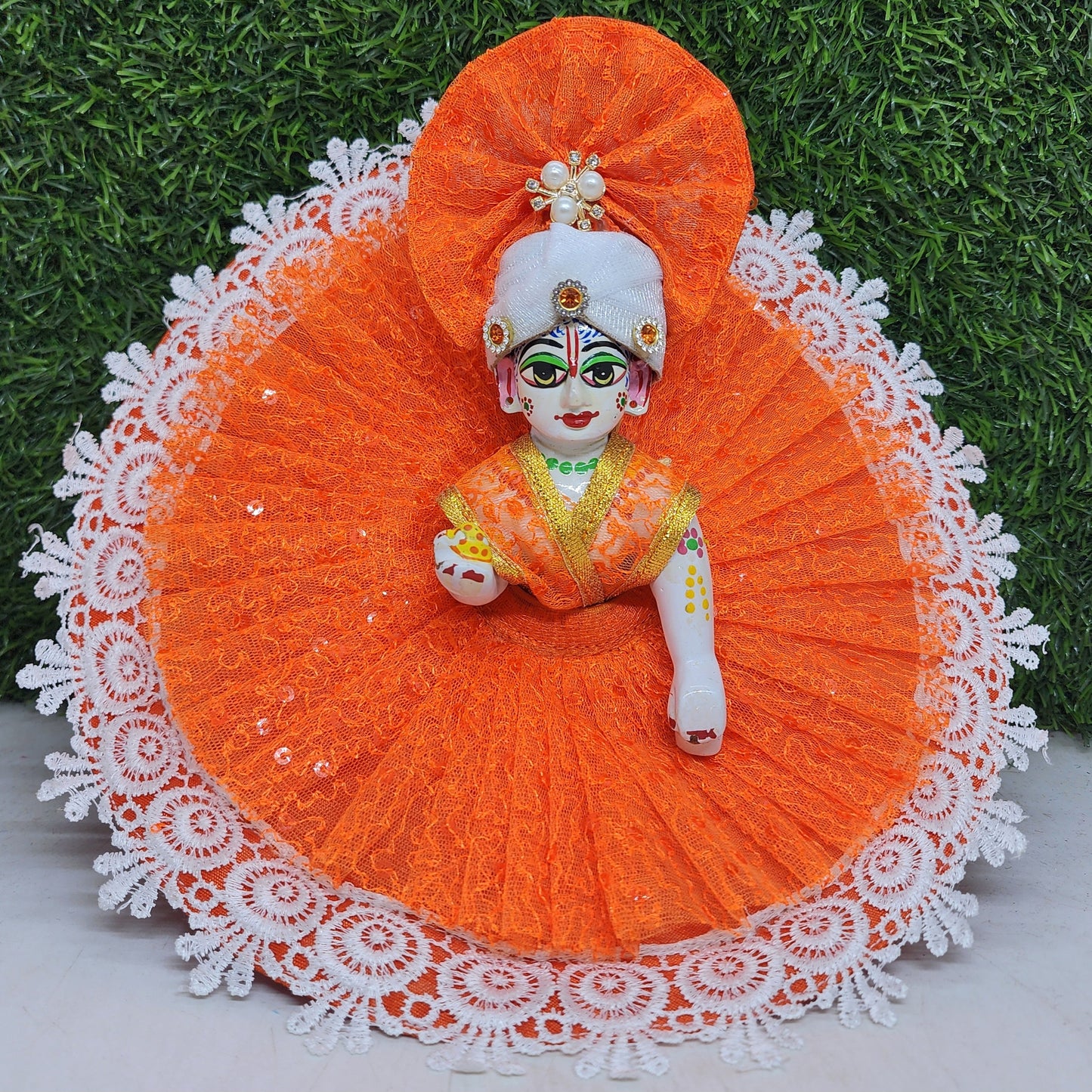 Beautiful  net dress for laddu gopal ji