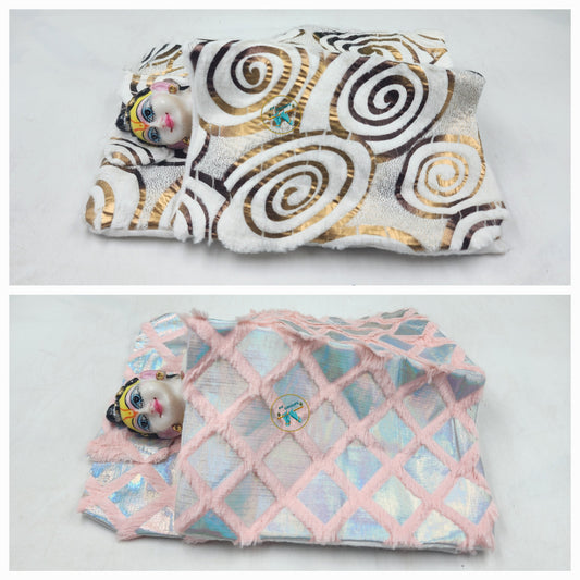 Winter Special Chamki Bister Pack of 2 ( Random Color and prints)