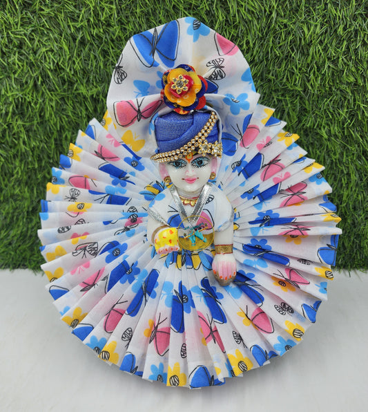 Blue pink Premium Summer Dress for laddu gopal ji