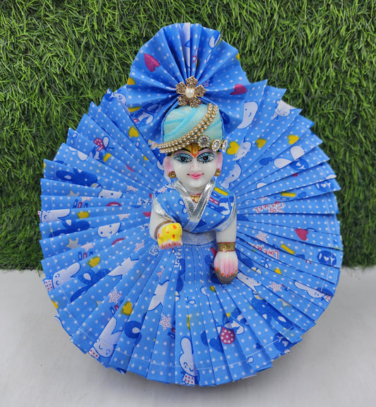Blue Premium Summer Dress for laddu gopal ji