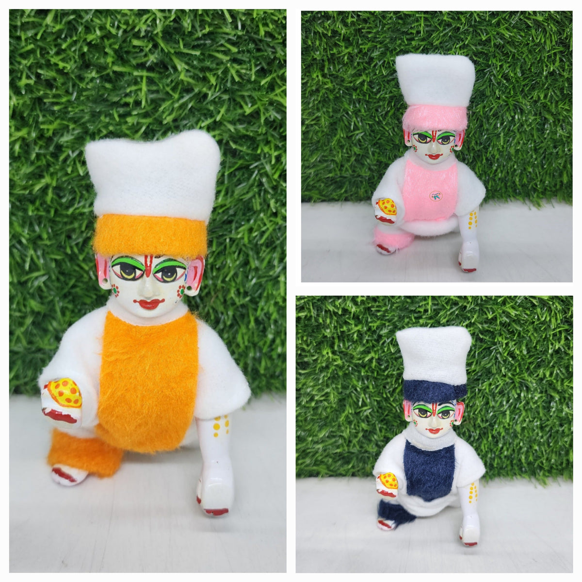 Tie Suit Winter Dress With Cap Pack of 3 {Random Color}