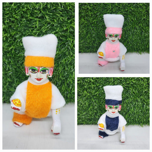 Tie Suit Winter Dress With Cap Pack of 3 {Random Color}