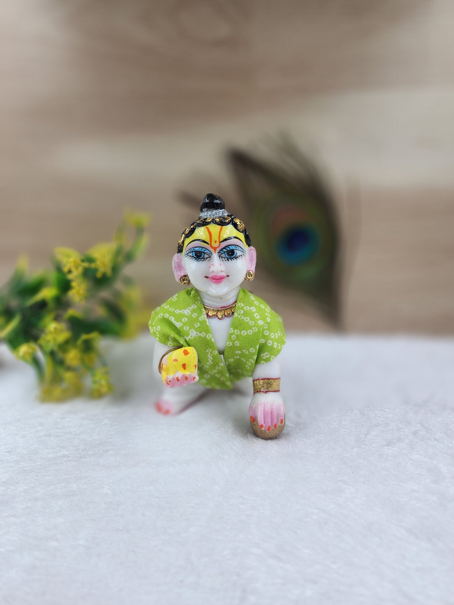 bandhej print dhoti kurta (pack of 4)