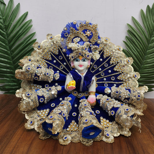 Blue Cone dress for laddu gopal ji