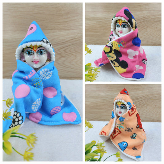 Winter Special Bonded Ponchu Pack of 3 ( Random color and print )