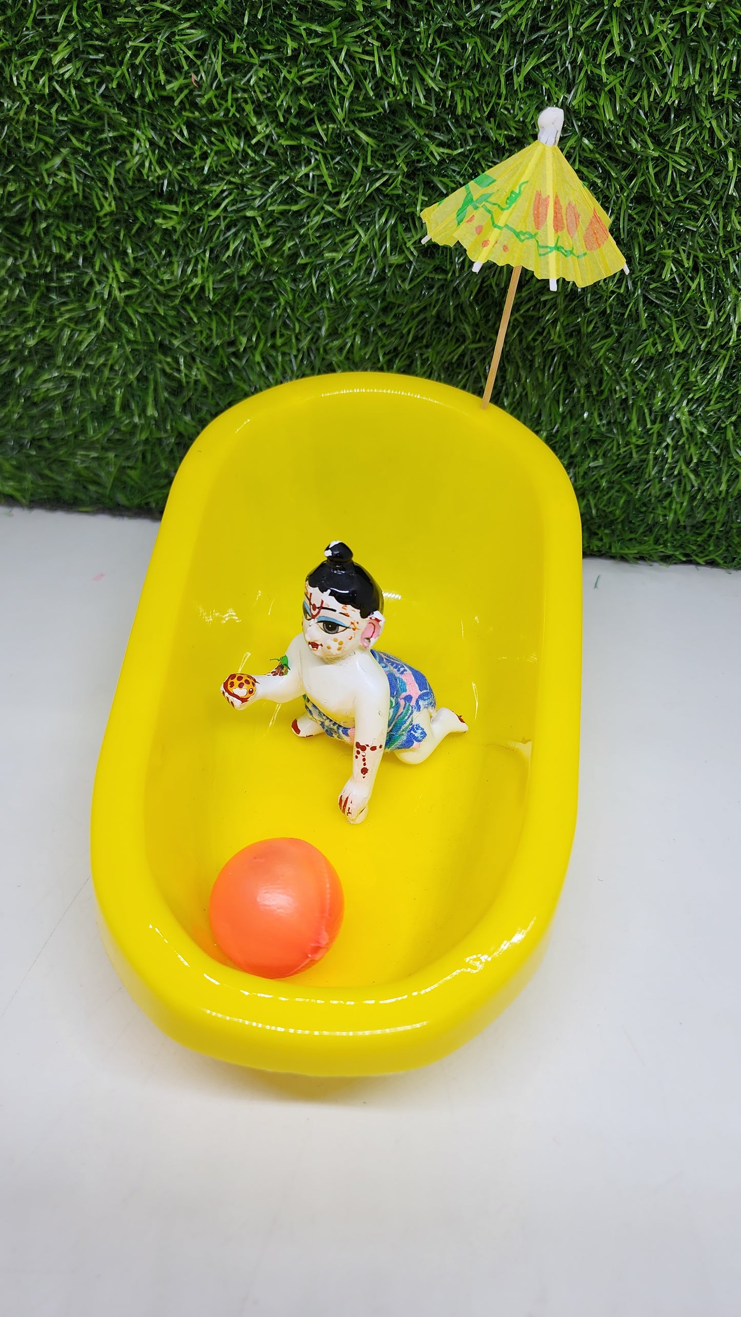 laddu gopal bath tub (random colour)