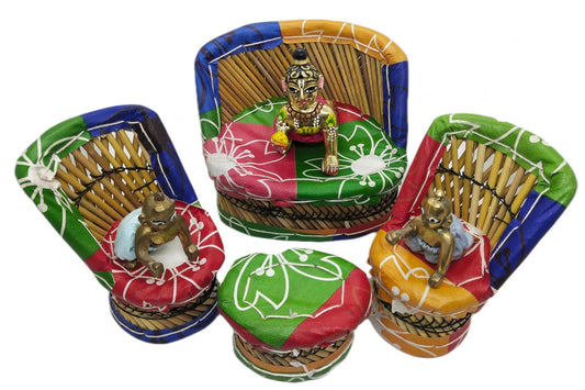 Sofa set for laddu Gopalfor kanha , bal gopal , krishna ji size (0-4)