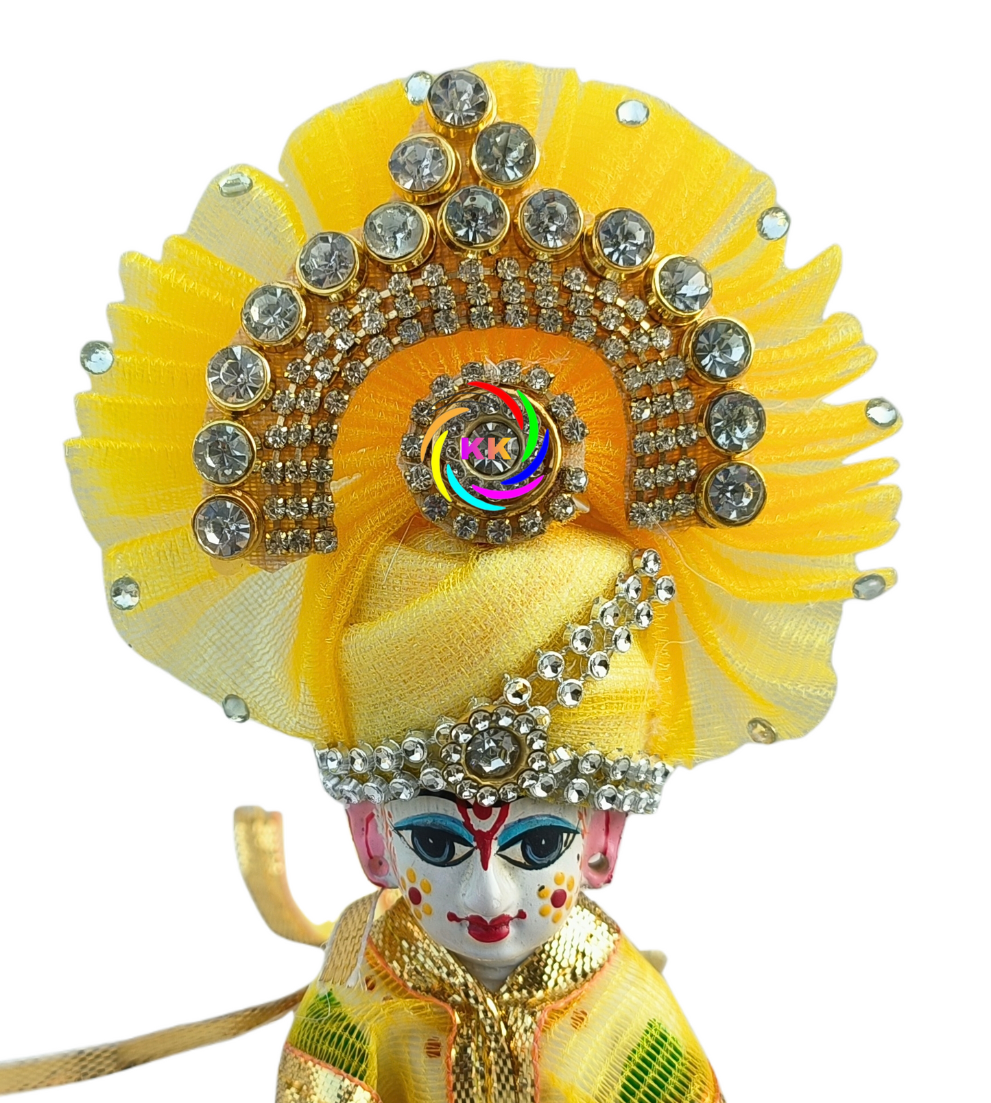 beautyfull  yellow colour pagdi for laddu gopal