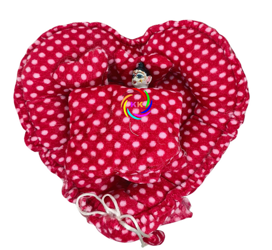 heart fluffybister for laddu gopal ji